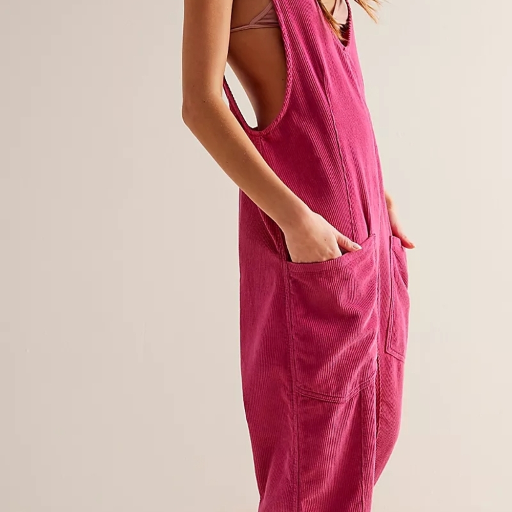 We The Free High Roller Cord Jumpsuit